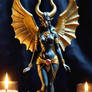 Home altar Lilith idol