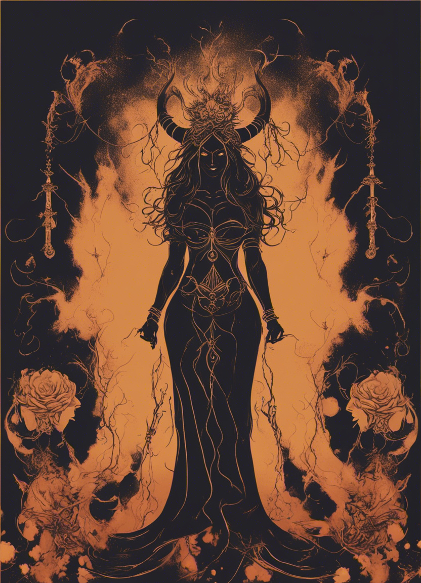The Dark Goddess Magical Icon