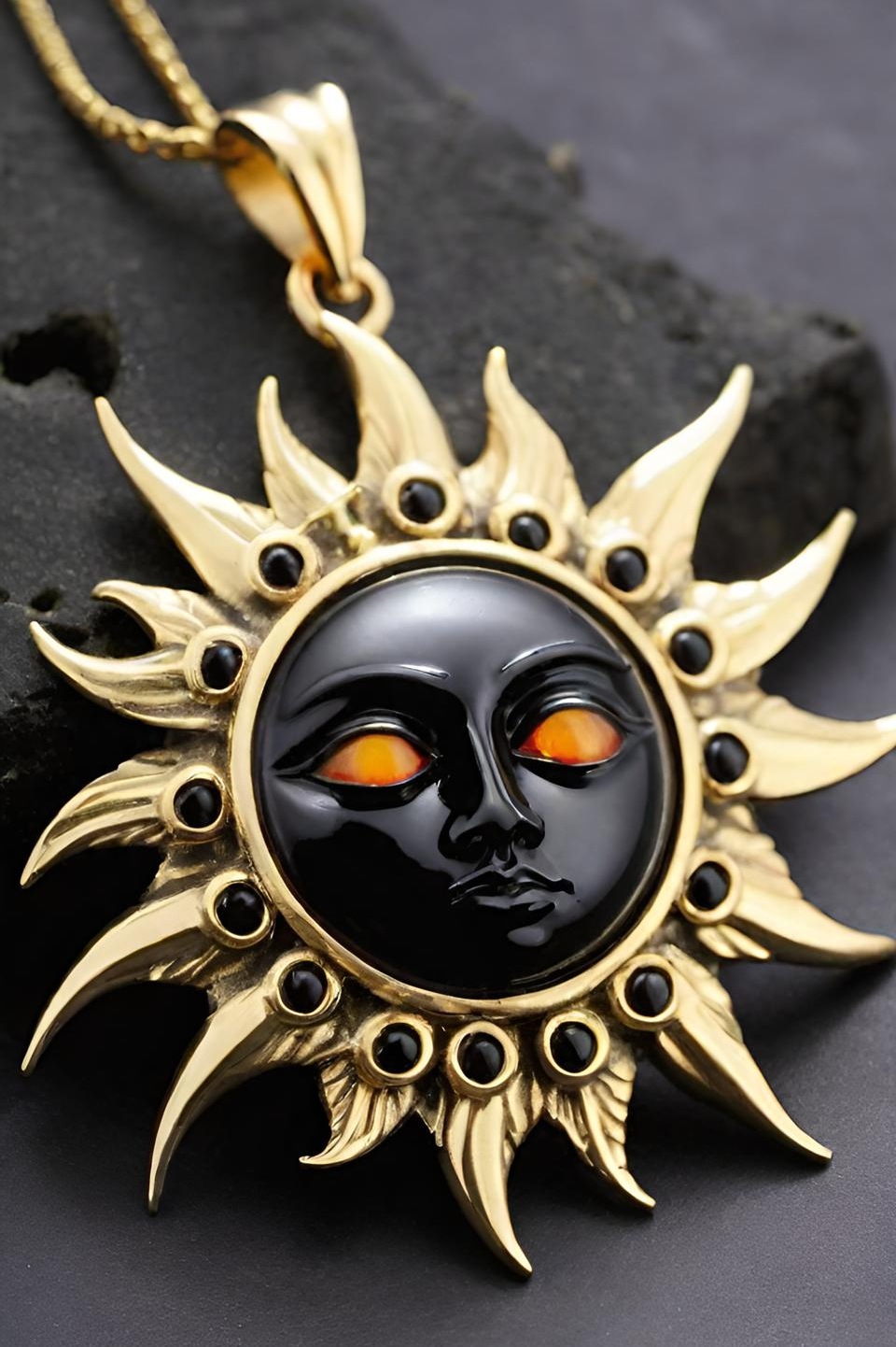 The black sun pendant