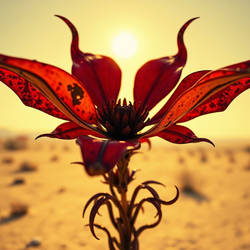 The Desert Demon flower
