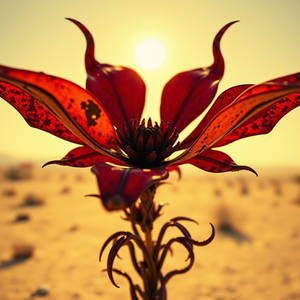 The Desert Demon flower