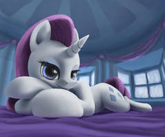 Rarity Laying