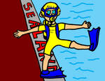 Sea Land In Scuba Gear by LeiaIceCommander