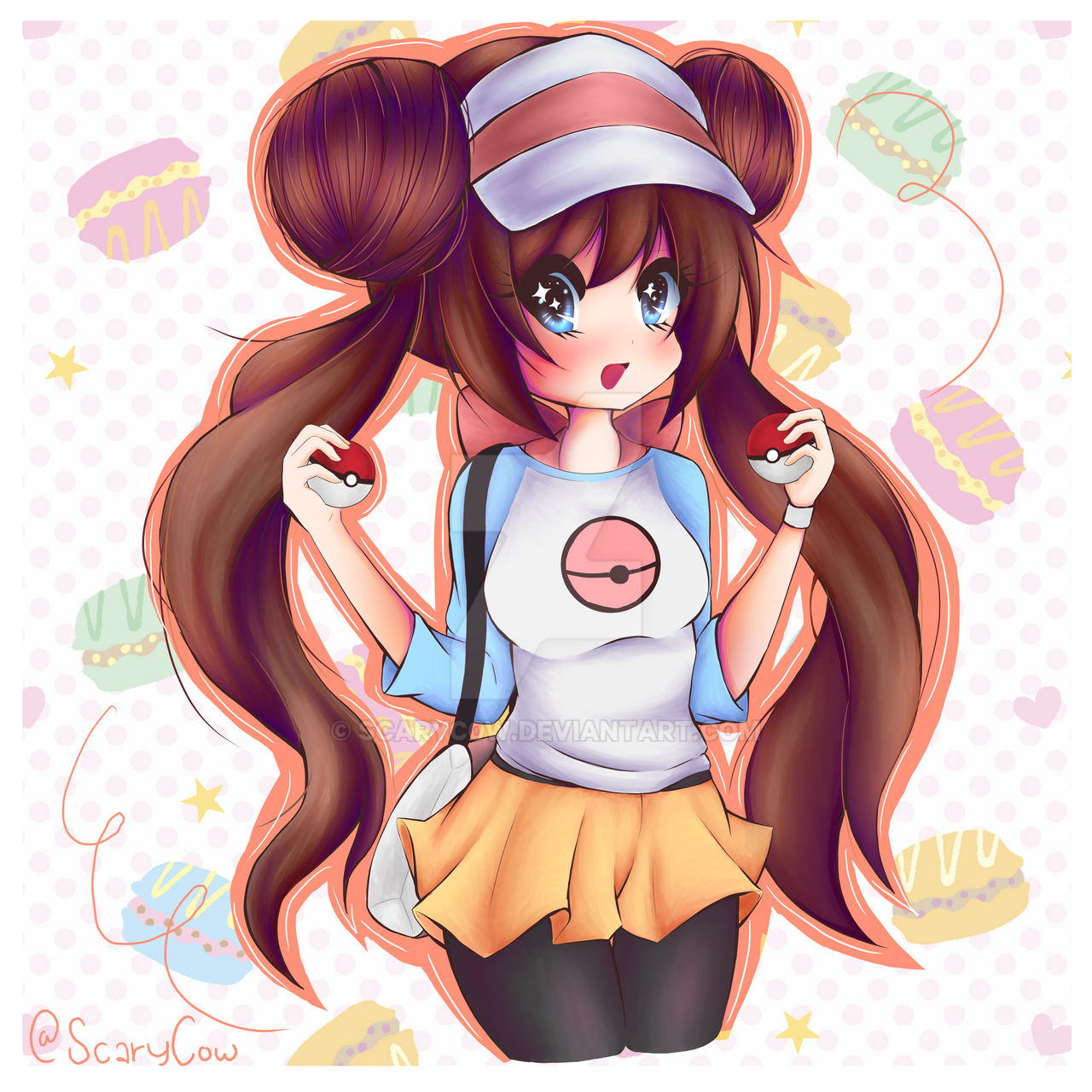 Rosa | Pokemon | Fan Art by ScaryC0w on DeviantArt
