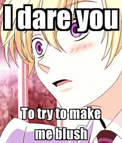 Me blush meaning you make What does