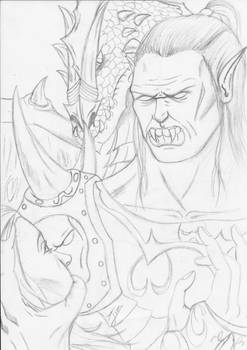 Sketch : La presa del Demonio de los dragones