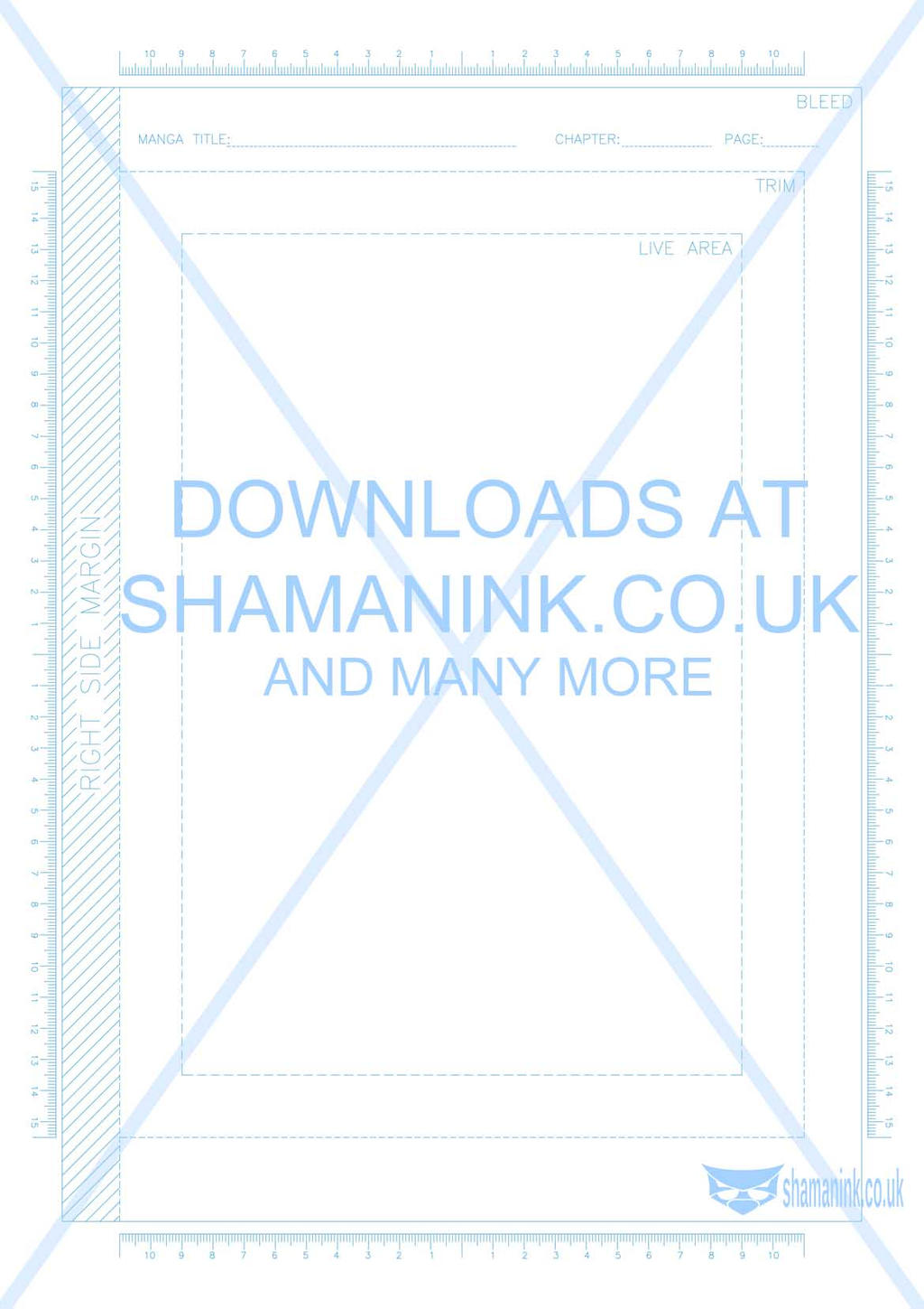 Manga Page Template by SwiftShaman on DeviantArt