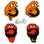 Remastered icons for weird and diagonal mario