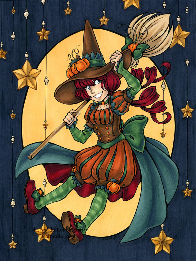 Happy Halloween 2016 - Pumpkin Witch
