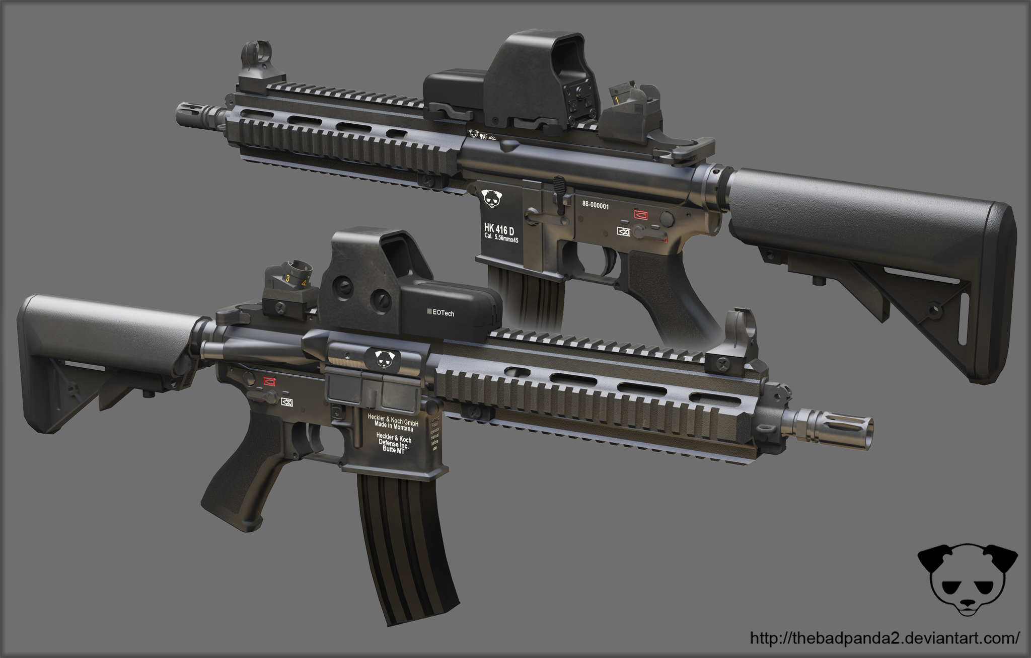 HK416 By TheBadPanda2 On DeviantArt hk416-by-thebadpanda2-on-deviantart