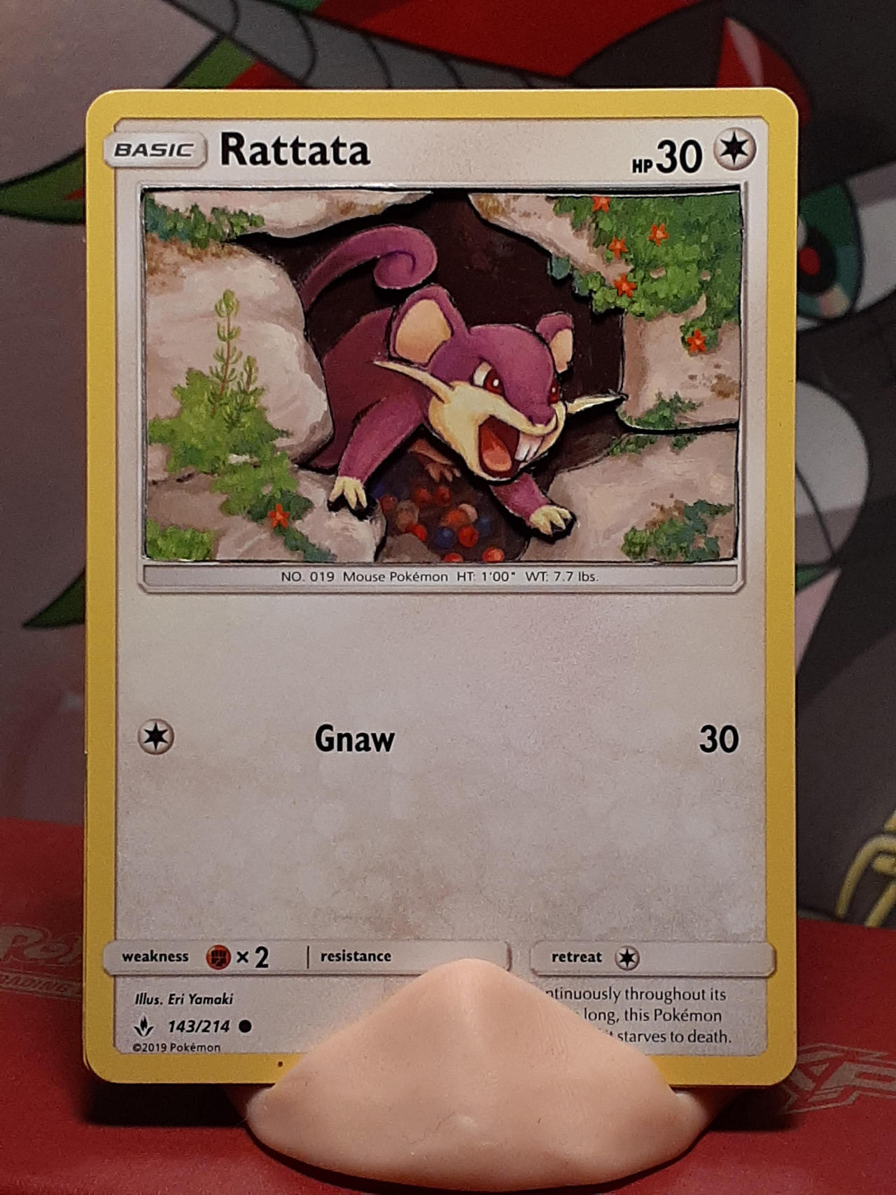 3d Pokemon Card: Rattata by AVRP on DeviantArt