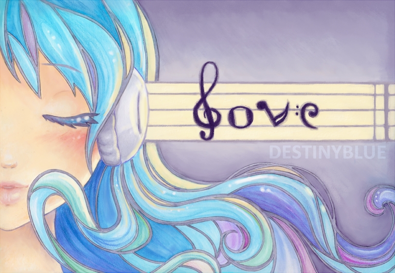 : Music : Art : Love : by DestinyBlue