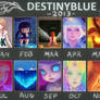 In 2013 DestinyBlue drew...