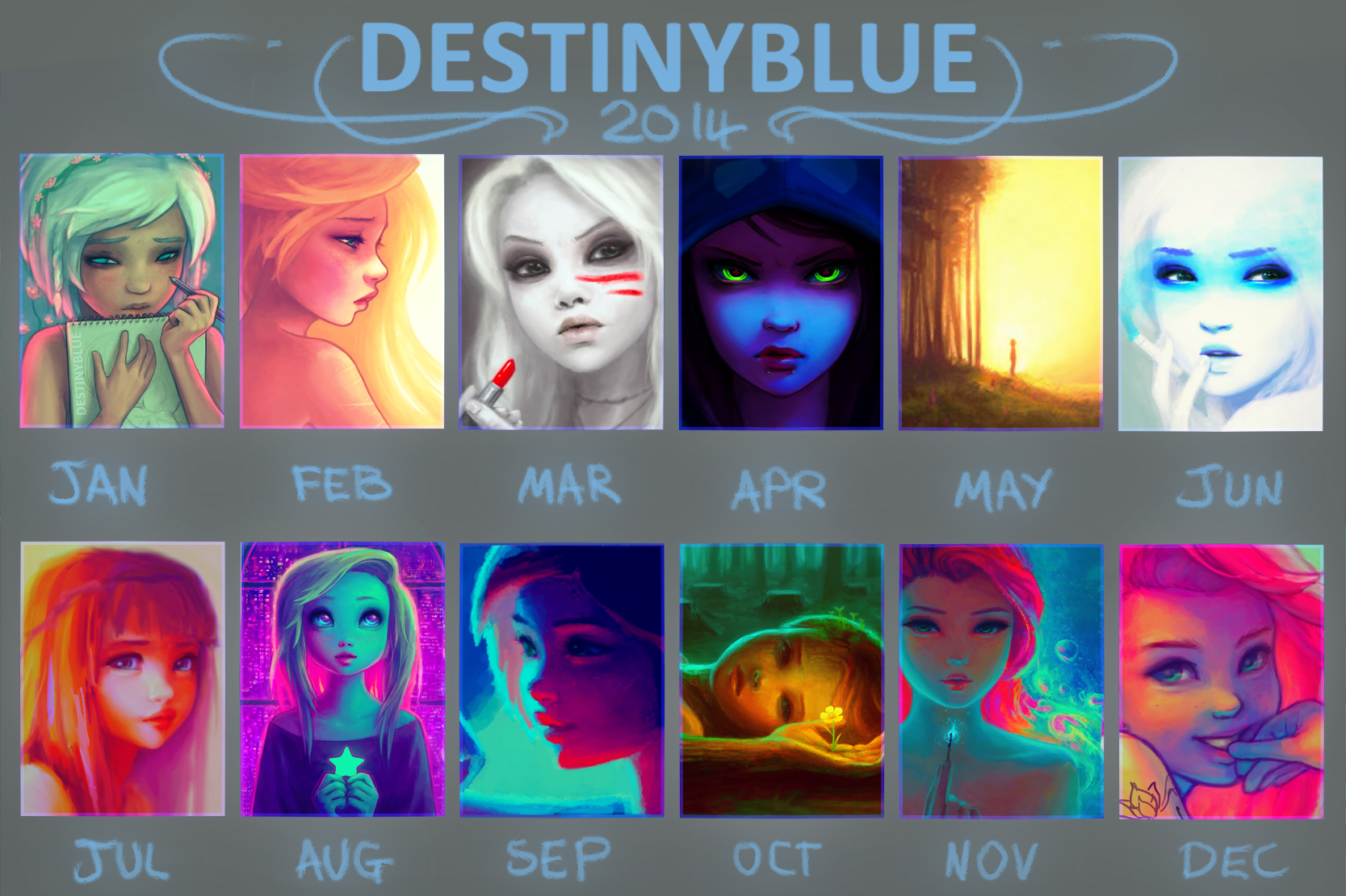 In 2014 Blue Drew... by DestinyBlue on DeviantArt