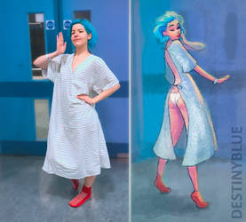 Roupa hospitalar do dia! por DestinyBlue