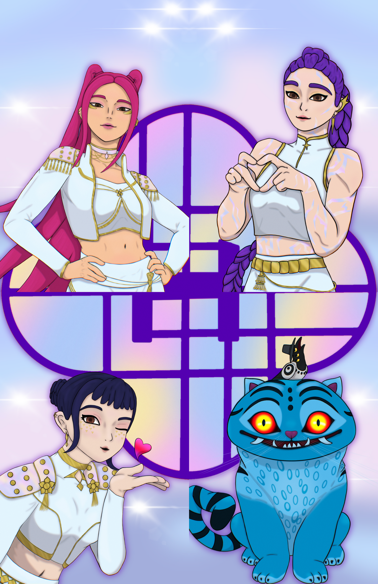 Trace Huntrix Huntrix by LhinnDesigns on DeviantArt