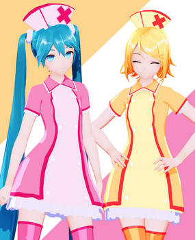 [DL] YYB Love Ward Miku and Rin [Collab]