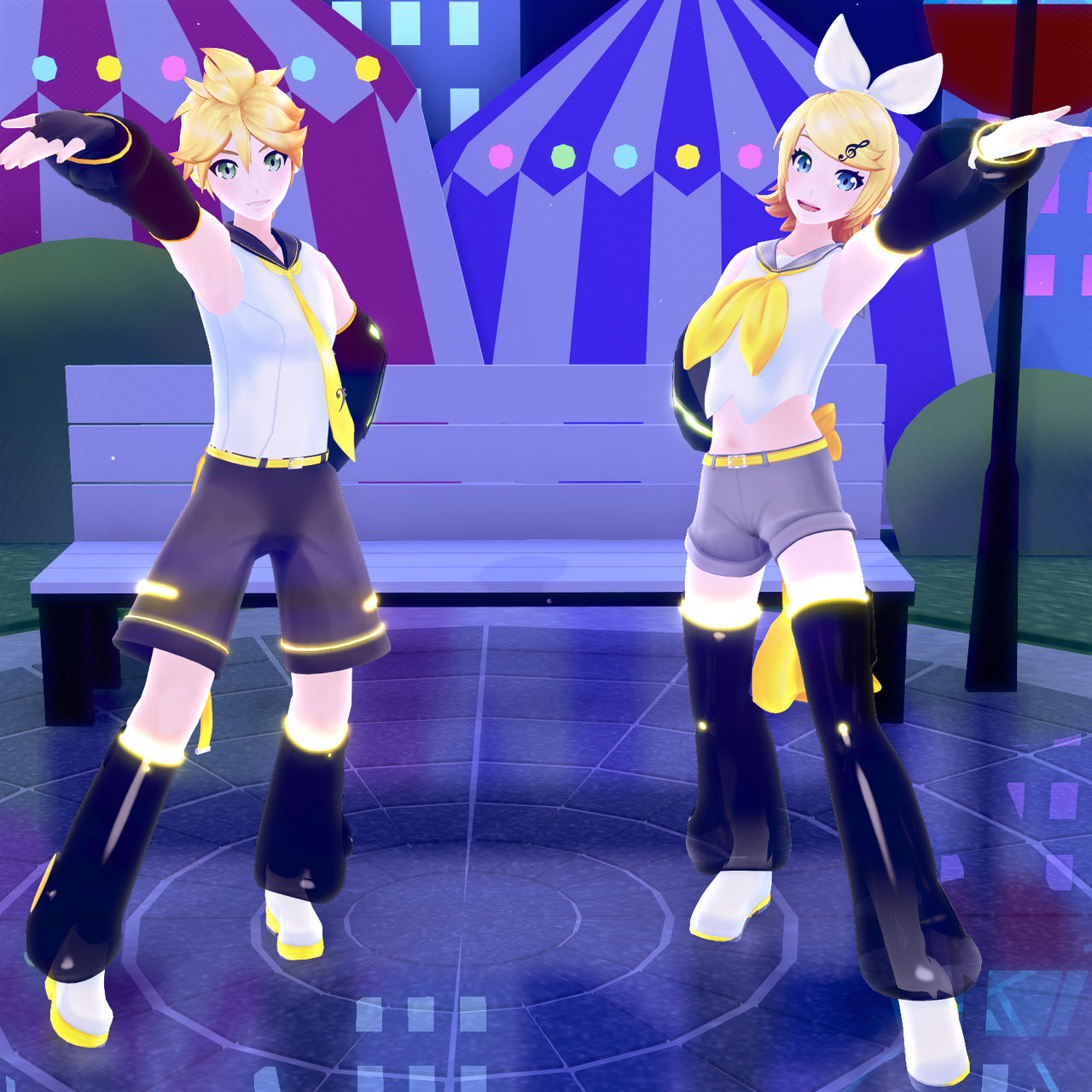 Mayday Kagamine Len / Rin ver 1.0 DL by maydayfireball on DeviantArt