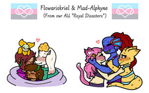 Flowariskriel + Mad-Alphyne (Pride Art #2)