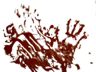 Bloody Hand PNG by simfonic
