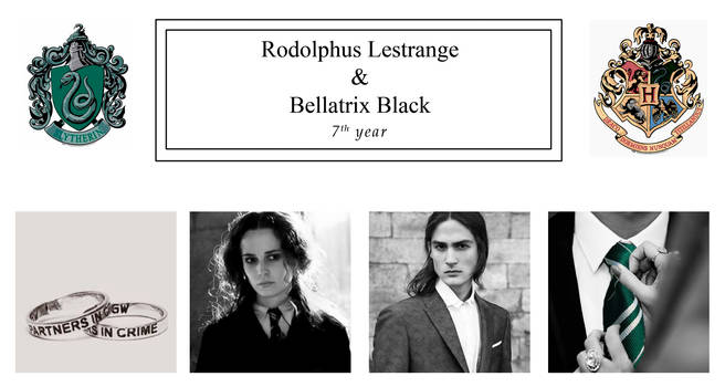 Young predators (Rodolphus x Bellatrix, 7th year)