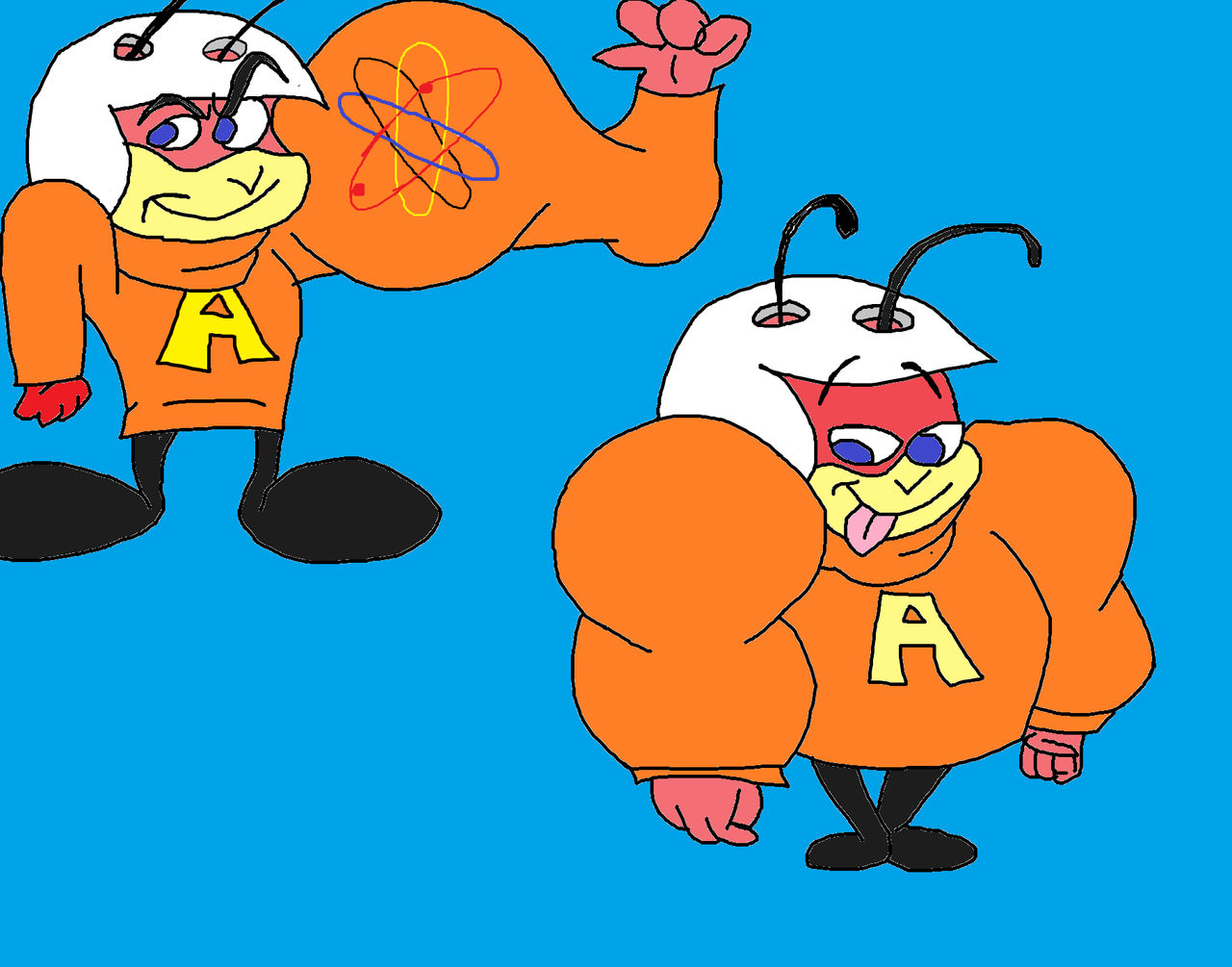Atom Ant In Johnk Style by rayqwancartoonist99 on DeviantArt