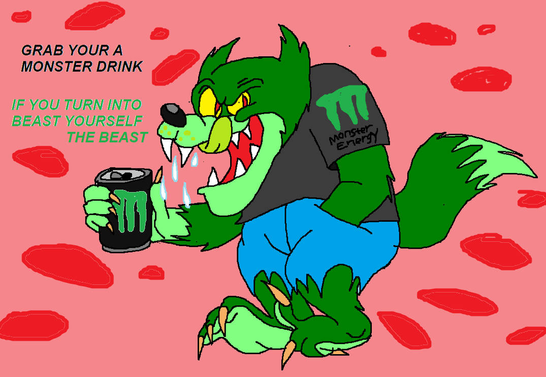 Monster Energy Rabbit Monster Energy Drink New Mascot Tv Ad Poster by rayqwancartoonist99 on ...