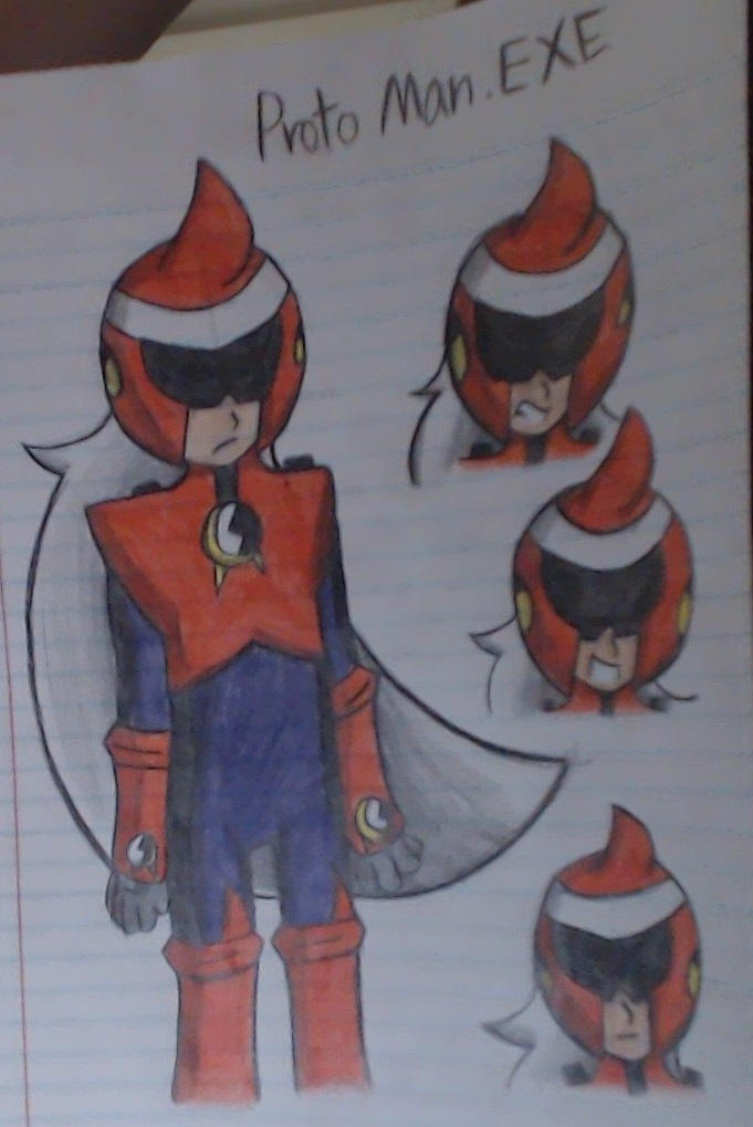 Proto Man.EXE by AriannaYbarra on DeviantArt