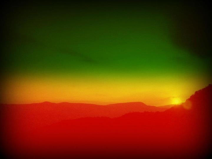 Sunset Rasta Mountain Sunset with a touch of rastafari spirit by Riikixo on DeviantArt