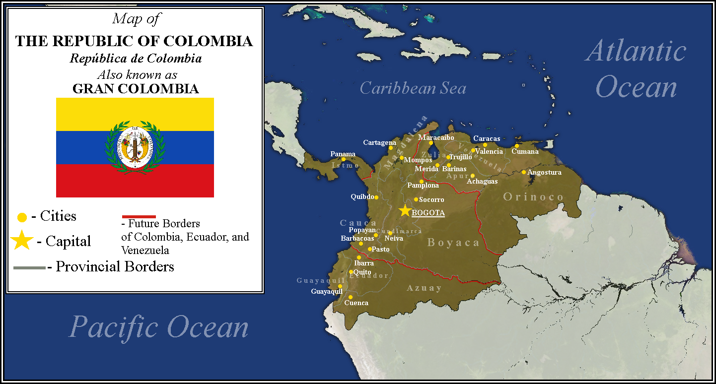 Gran Colombia, History, Attractions, Map, & Facts