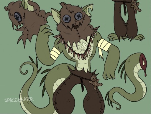 Piecemeal: The Voodoo Lizard Boy Reference Sheet