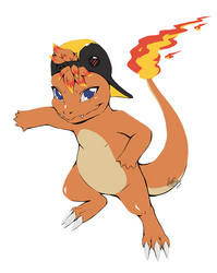 Charmander skater style