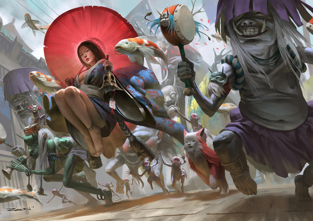 Ghost's procession