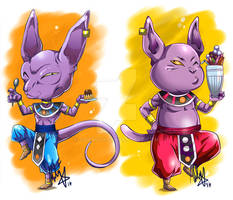 Chibi Beerus and Champa