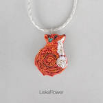 Fox pendant by liskaflower