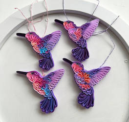 Hummingbird ornaments