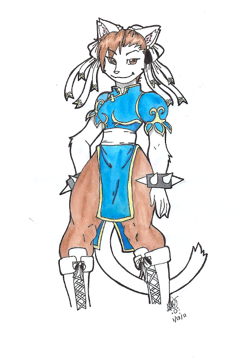 Street Fighter: Chun Li Anthro