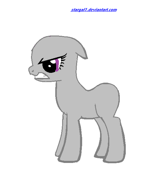picture Mlp Base Earth Pony mlp fim angry earth pony base by