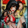 9 Card Vampirella Painting