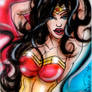 MOD Wonder Woman Sketch Card