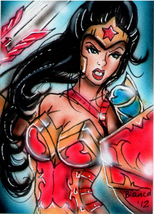 Wonder Woman Sketch Card