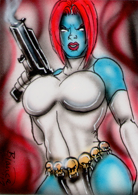 Mystique Sketch Card