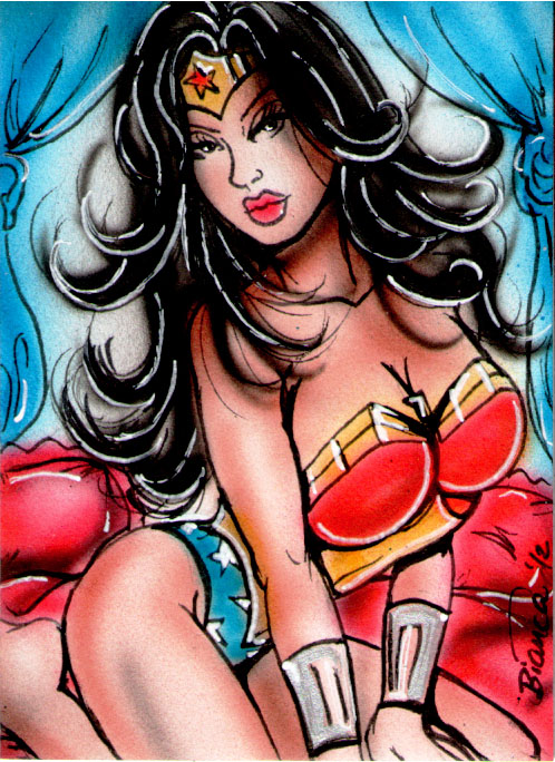 Wonder Woman Sketch Card