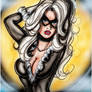 Black Cat Pin-Up