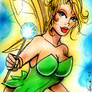 Tinkerbell Sketch Card Painting
