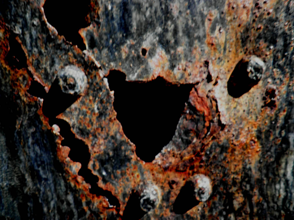 Rusticated Face Rusted face by KaliaStormblade on DeviantArt