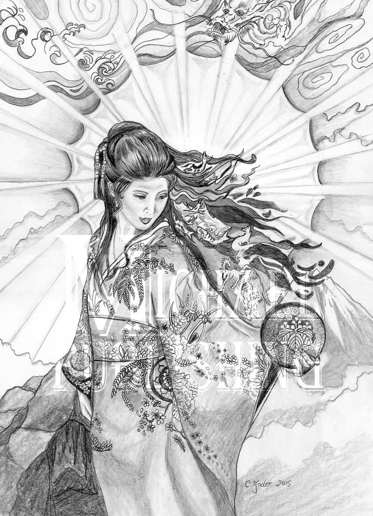 Укрощение богини солнца 12. Богиня Аматэрасу Омиками. Аматэрасу богиня солнца. Аматэрасу богиня солнца в Японии. Аматэрасу богиня солнца синтоизм.