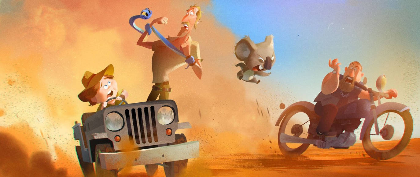 Back To The Outback Movie Scene Artwork 82 by vachang on DeviantArt