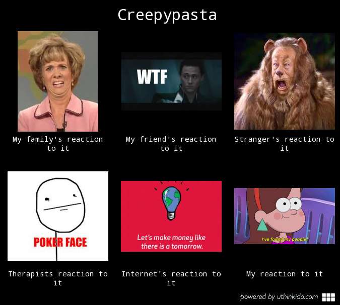 Creepypasta Meme by abacada123
