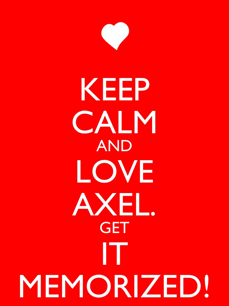 Keep Clam and Love Axel